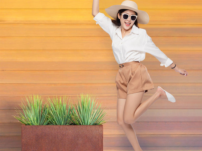 Corten Steel Box Planters