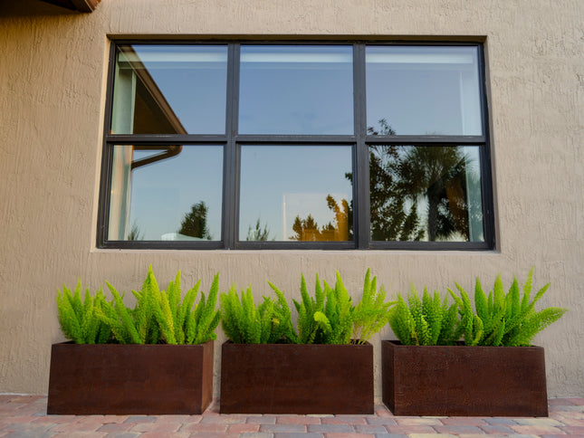 Corten Steel Box Planters