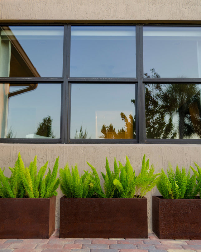 Corten Steel Box Planters