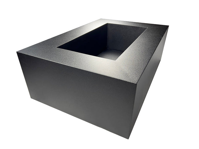 Rectangular Steel Wood-burning Fire Pit (2 sizes)