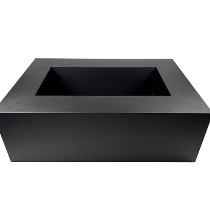 Rectangular Steel Wood-burning Fire Pit (2 sizes)