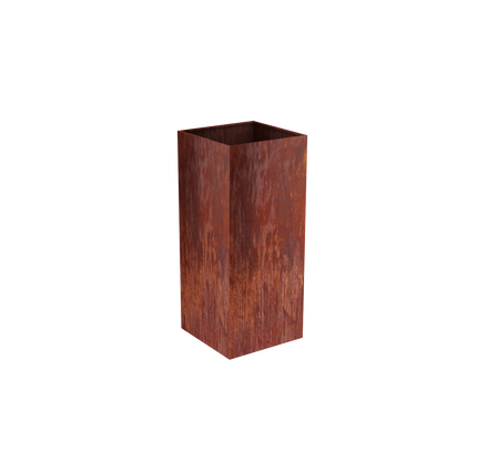 Corten Steel Column Planters