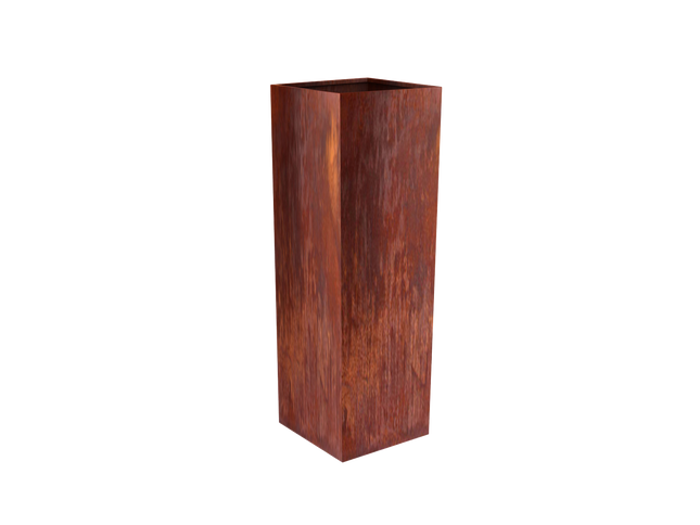 Corten Steel Column Planters