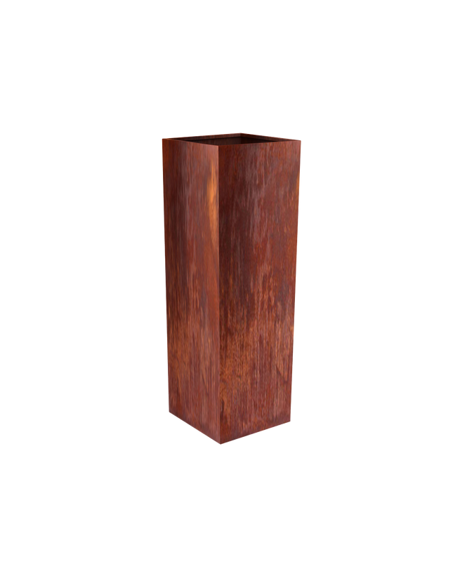 Corten Steel Column Planters