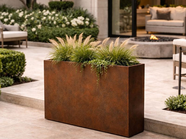 Corten Steel Edge Planters - FREE SHIPPING!