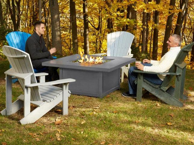 Patio Elegance Hamptons Square Patioflame Fire Table – Perfect Outdoor Heating Solution