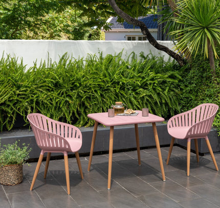 Nassau Bistro Set – Peony Pink Social Plastic® - 3pc
