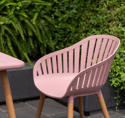 Nassau Bistro Set – Peony Pink Social Plastic® - 3pc