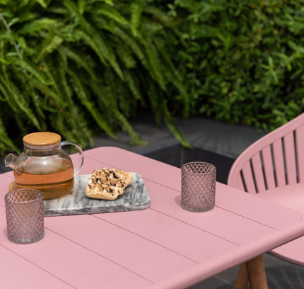 Nassau Bistro Set – Peony Pink Social Plastic® - 3pc