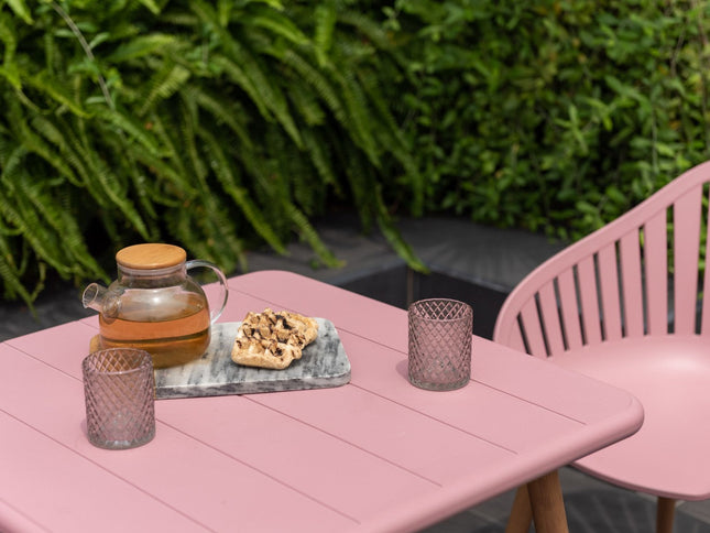Nassau Bistro Set – Peony Pink Social Plastic® - 3pc