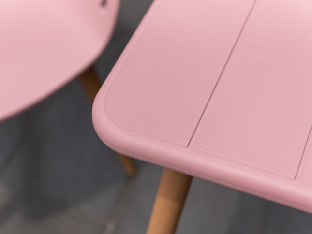 Nassau Bistro Set – Peony Pink Social Plastic® - 3pc