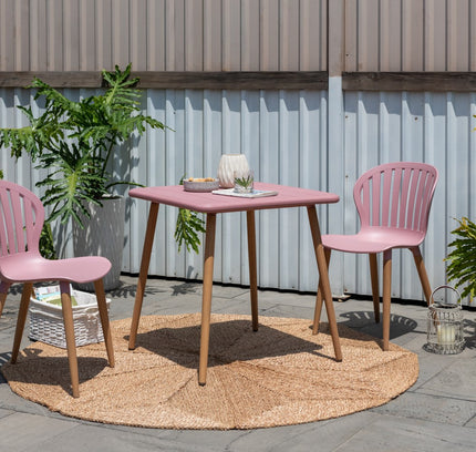 Nassau Square Table – Peony Pink Social Plastic®