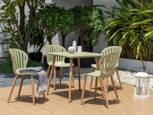 Nassau Square Table – Sage Green Social Plastic®