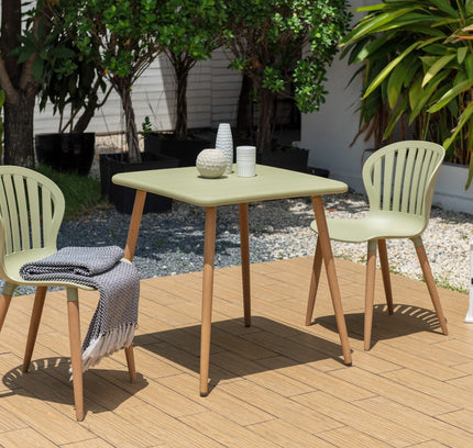 Nassau Square Table – Sage Green Social Plastic®