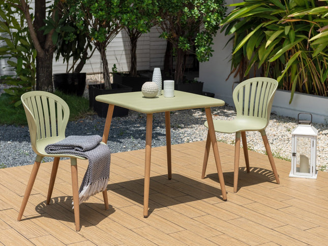 Nassau Square Table – Sage Green Social Plastic®