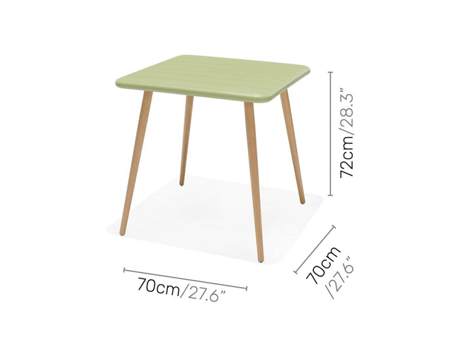 Nassau Square Table – Sage Green Social Plastic®