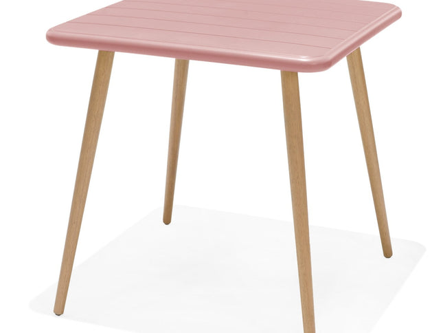 Nassau Square Table – Peony Pink Social Plastic®