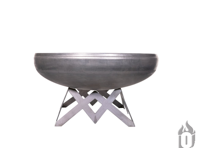 Ohio Flame Liberty Fire Pit, Angled Base, Patina, 24"-48"