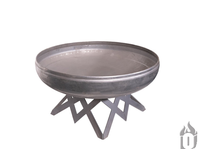 Ohio Flame Liberty Fire Pit, Angled Base, Patina, 24"-48"
