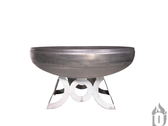 Ohio Flame Liberty Fire Pit, Circular Base, Patina, 24"-48"