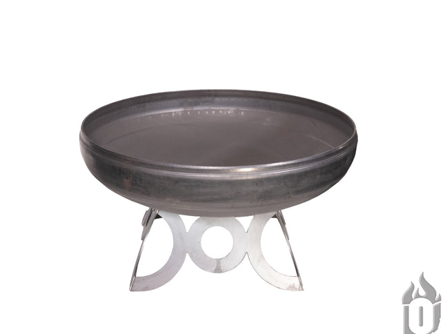 Ohio Flame Liberty Fire Pit, Circular Base, Patina, 24"-48"