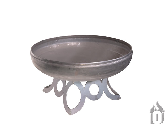 Ohio Flame Liberty Fire Pit, Circular Base, Patina, 24"-48"
