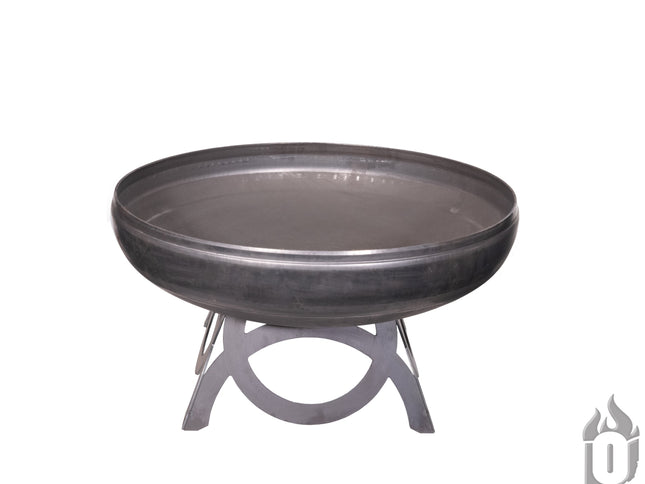 Ohio Flame Liberty Fire Pit, Curved Base, Patina, 24"-48"