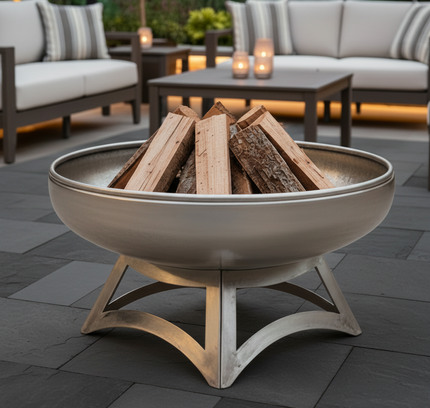 Ohio Flame Liberty Fire Pit, Hollow Base, Patina, 24"-48"