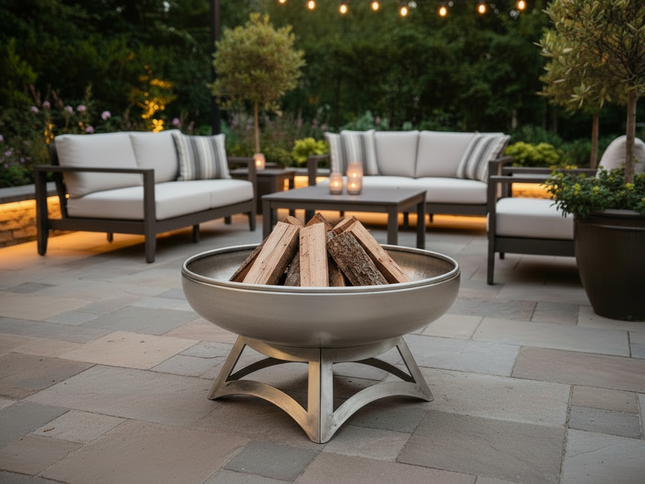 Ohio Flame Liberty Fire Pit, Hollow Base, Patina, 24"-48"