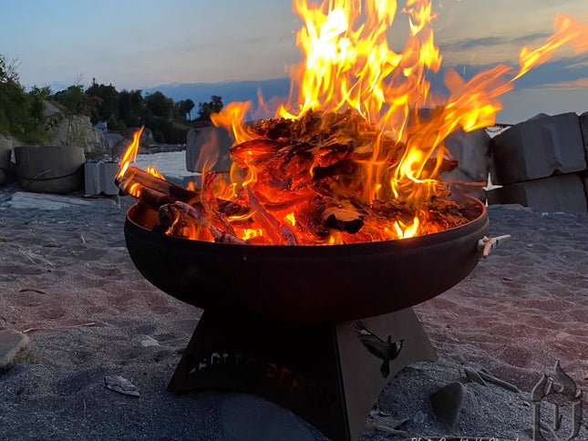 Ohio Flame Liberty Fire Pit, Standard Base, Patina, 24"-48"