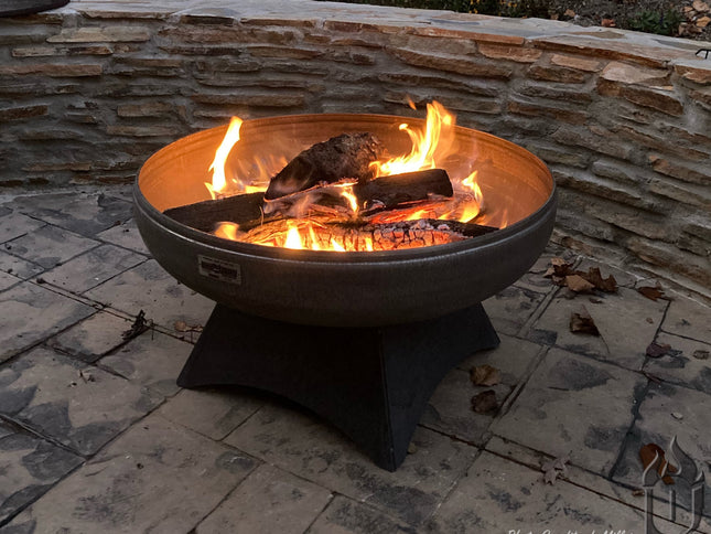 Ohio Flame Liberty Fire Pit, Standard Base, Patina, 24"-48"