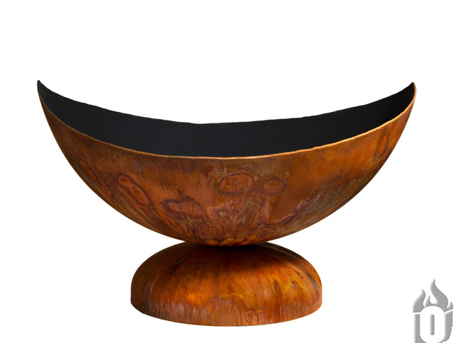 Ohio Flame Lunar Artisan Fire Bowl, Patina, 30"-41"