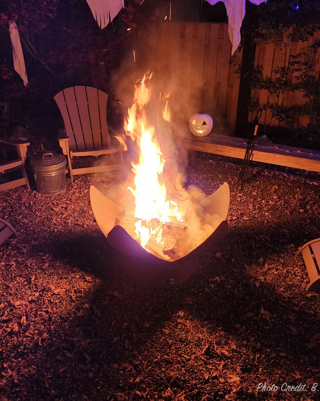 "Fire Flower" Fire Bowl (Made In USA)