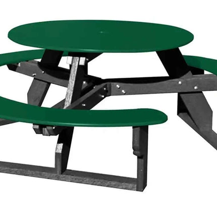 Open Round Table for Versatile and Customizable Outdoor Round Table Seating