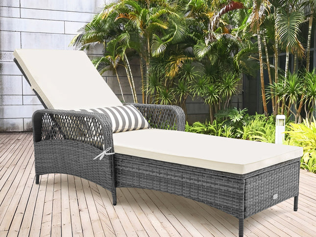 Outdoor Chaise Lounge Chair