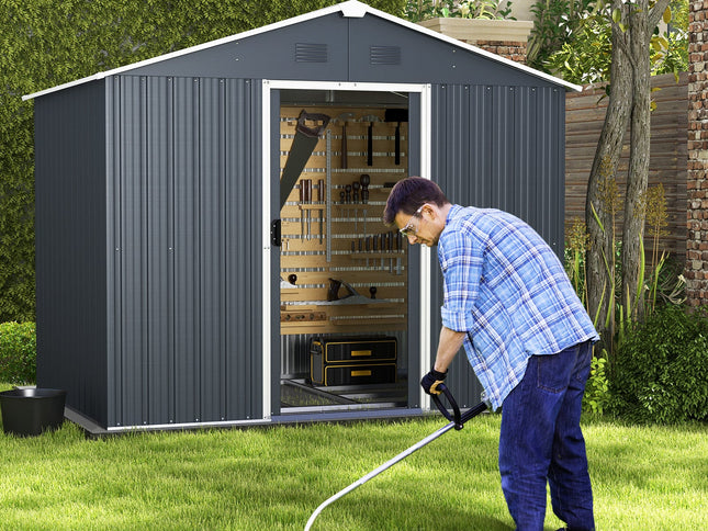 Outside Storage Shed with Lock Air Window