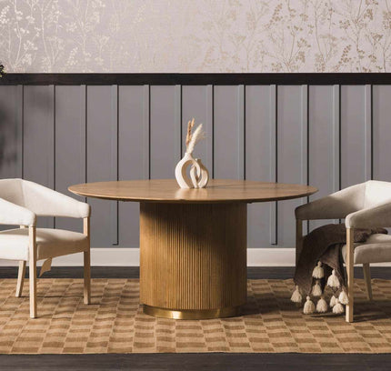 Kuval Checkered Brown Outdoor Rug