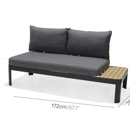 Portals Dark 2-Seat Sofa