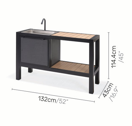 Panama Dark Outdoor Kitchen