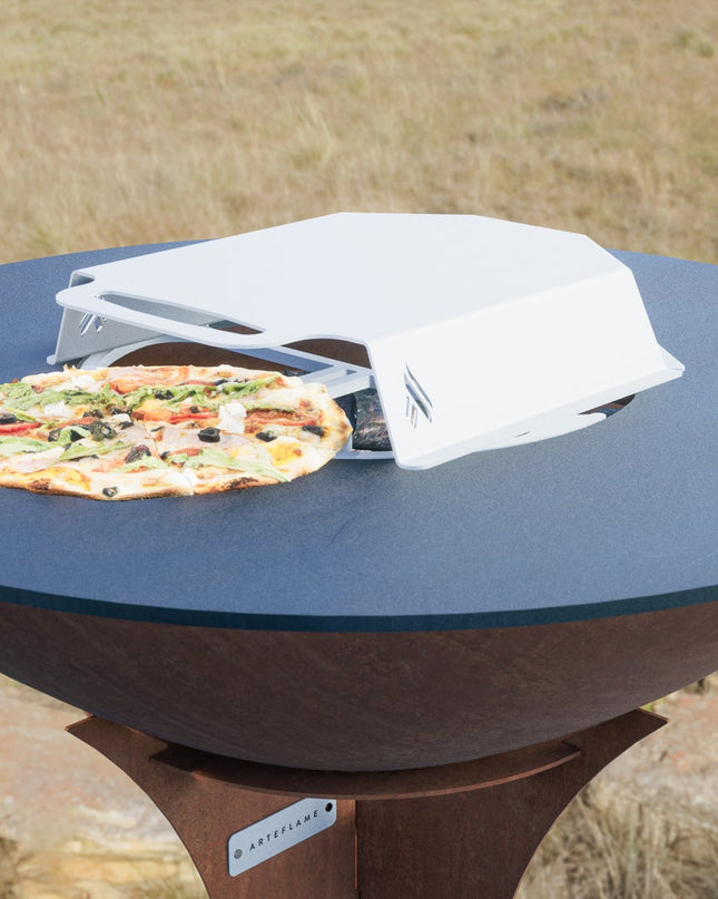 Pizza Oven With Pizza Grate For 40" Grills - Perfect Pizzas Every Time