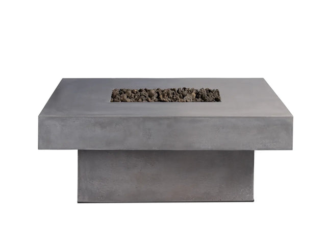 Platz - Square Concrete Fire Pit Table