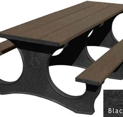 Polly Tuff Picnic Table – Durable 8 Ft Easy Access Outdoor Seating