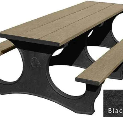 Polly Tuff Picnic Table – Durable 8 Ft Easy Access Outdoor Seating