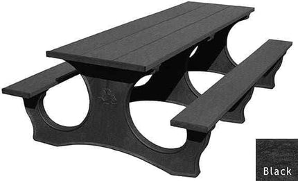 Polly Tuff Picnic Table – Durable 8 Ft Easy Access Outdoor Seating