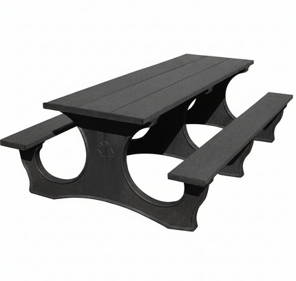 Polly Tuff Picnic Table – Durable 8 Ft Easy Access Outdoor Seating