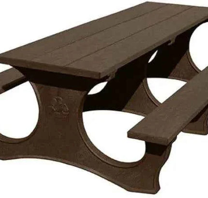 Polly Tuff Picnic Table – Durable 8 Ft Easy Access Outdoor Seating