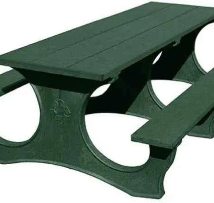 Polly Tuff Picnic Table – Durable 8 Ft Easy Access Outdoor Seating