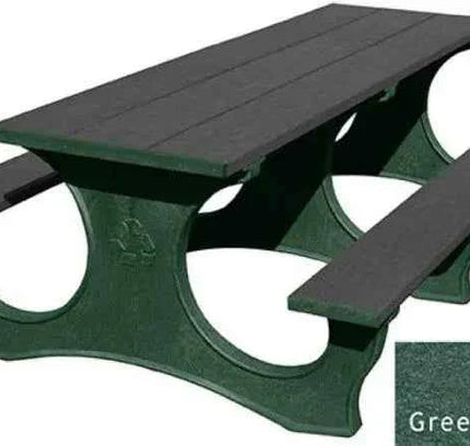 Polly Tuff Picnic Table – Durable 8 Ft Easy Access Outdoor Seating