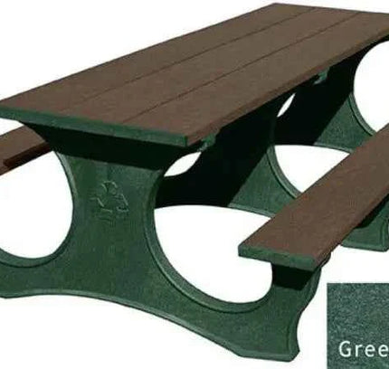 Polly Tuff Picnic Table – Durable 8 Ft Easy Access Outdoor Seating