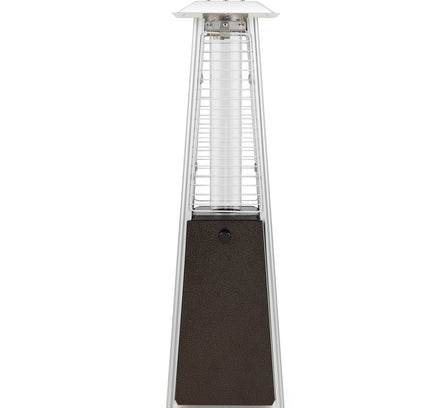 10000 BTU Portable Steel Tabletop Patio Heater with Glass Tube
